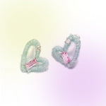 Load image into Gallery viewer, Pom Pom Earrings Cute Wool CZ Stone 925 Silver Sweet S5P884