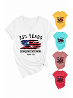 Load image into Gallery viewer, Trendy V-Neck Print T-Shirt Women N6E139