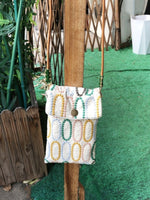 Load image into Gallery viewer, Embroidered Two Way Crossbody Phone Pouch N6B106