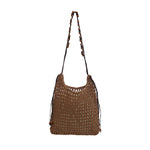 Load image into Gallery viewer, Crochet Openwork Tote Beach Ready Underarm Silhouette S5P299