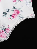 Load image into Gallery viewer, French Detachable Waist Corset Floral Dress N6D107