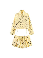 Load image into Gallery viewer, Polka Dot Balloon Jacket Shorts Set Women Casual N6F207