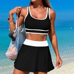 Load image into Gallery viewer, Bikini Springs Beach Sport Skirt Separate Swimsuit N6A019