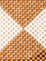 Load image into Gallery viewer, Color Block Wooden Bead Handwoven Tote Bag N6C308