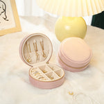 Load image into Gallery viewer, Portable Velvet Jewelry Organizer Box 2 Layer Travel S5P840