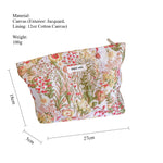 Load image into Gallery viewer, intage Floral Jacquard Makeup Clutch Bag Women S5P647