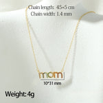 Load image into Gallery viewer, MOM Zircon Heart Pendant Necklace N6D522