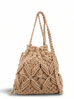 Load image into Gallery viewer, Woven Bucket Bag Women Minimalist N6C025