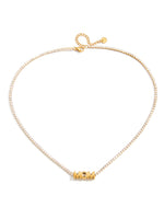 Load image into Gallery viewer, Titanium Steel Cubic Zirconia Pendant Necklace Women N6D500