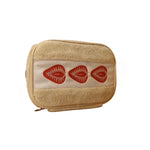 Load image into Gallery viewer, Strawberry Sandwich Makeup Bag Women Large S5P729