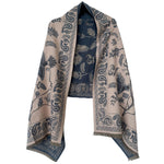 Load image into Gallery viewer, Vintage Paisley Jacquard Cashmere Feel Scarf N6K250