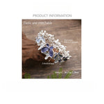 Load image into Gallery viewer, Enamel Butterfly Diamond Alloy Stretch Bangle N6F287