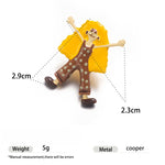 Load image into Gallery viewer, Funny Cartoon Earrings Unique Drop Enamel Design S5P878