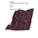 Load image into Gallery viewer, Crinkled Herringbone Scarf 70cm Square Women N6G221