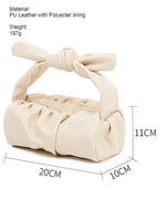 Load image into Gallery viewer, Fresh Bow Top Handle Pleated Makeup Bag Women N6C070
