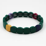 Load image into Gallery viewer, Multicolor Enamel Geometric Cuff Alloy Stove Fired S5P210