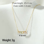 Load image into Gallery viewer, MOM Zircon Heart Pendant Necklace N6D522
