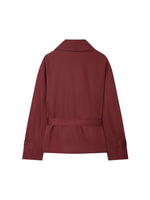 Load image into Gallery viewer, Short Belted Jacket Women Office N6C266