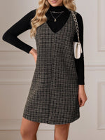 Load image into Gallery viewer, Sleeveless Tweed Dress Women Multiple Colors N5A424