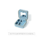 Load image into Gallery viewer, Velvet Travel Jewelry Case with Zipper N6E073