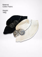 Load image into Gallery viewer, 3D Flower Large Brim Bucket Hat Women N6C315