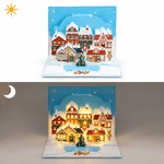 Load image into Gallery viewer, 3D Musical Light Up Christmas Street Greeting Card N6K305