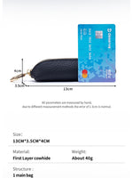 Load image into Gallery viewer, Multi-Function Leather Keychain Coin Purse Women N6D032