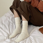 Load image into Gallery viewer, Vertical Stripe Crew Socks Women Cotton Stackable M5A307