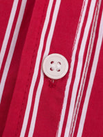 Load image into Gallery viewer, Striped Poplin Loose Shirt Women N6C099