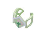 Load image into Gallery viewer, 3D Floral Drop Ring Cute Irregular Stackable Enamel S5P883