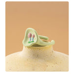 Load image into Gallery viewer, 3D Floral Drop Ring Cute Irregular Stackable Enamel S5P883