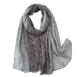Load image into Gallery viewer, Silver Foil Gradient Thermal Shawl M5A261