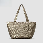 Load image into Gallery viewer, Diamond Quilted Nylon Tote S5P377