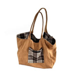 Load image into Gallery viewer, Reversible Tweed Tote Bag Large Capacity Two-Sided S5P740