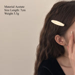 Load image into Gallery viewer, Acetate Duckbill Clip Front Hair Bangs Side Barrettes S5P902