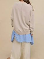 Load image into Gallery viewer, Oversized Hoodie Casual Round Neck Blouse Women N6A183