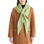 Load image into Gallery viewer, Wool Knit Triangle Shawl Scarf Women Winter N6H236