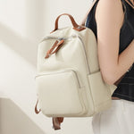 Load image into Gallery viewer, Genuine Leather Backpack Laptop Travel Commuter N6F162