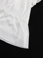 Load image into Gallery viewer, V-neck Ruffle Sleeve Flared Hem Dress Women N6C191