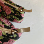 Load image into Gallery viewer, Floral Embroidered Polyester Cosmetic Bag N6K112