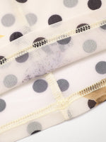 Load image into Gallery viewer, Animal Print Polka Dot Crop Top Waist Tie Women N6B022