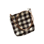 Load image into Gallery viewer, Retro Plaid Tweed Crossbody Bag Women Small Mini S5P706