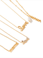 Load image into Gallery viewer, French Style Envelope Letter Necklace Women N6D503