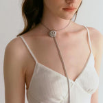 Load image into Gallery viewer, Vintage Camellia Long Necklace Women Adjustable S5P920