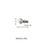 Load image into Gallery viewer, Luxury Rhinestone Pearl Saturn Duckbill Hair Clip N6H194