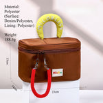 Load image into Gallery viewer, Color Block Makeup Bag Large Capacity Waterproof S5P744