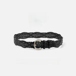 Load image into Gallery viewer, No-Hole Handwoven Faux Leather Belt Women N6H326