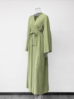 Load image into Gallery viewer, Two-Way Open Front Robe Dress Women N6C199