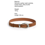 Load image into Gallery viewer, Vintage Suede Genuine Leather Belt Women N6H333