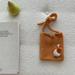 Load image into Gallery viewer, Kids Duck Knit Crossbody Bag N6H315